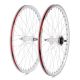 ABP 20x1-3/8" WHEELSET WHITE
