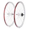 ABP 20x1-3/8" WHEELSET WHITE