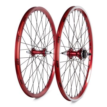 ABP 20x1-3/8" WHEELSET RED