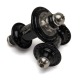 PROFILE ELITE UPGRADE TITANE BUTTON HEAD 9T HUBSET TIMKEN BLACK