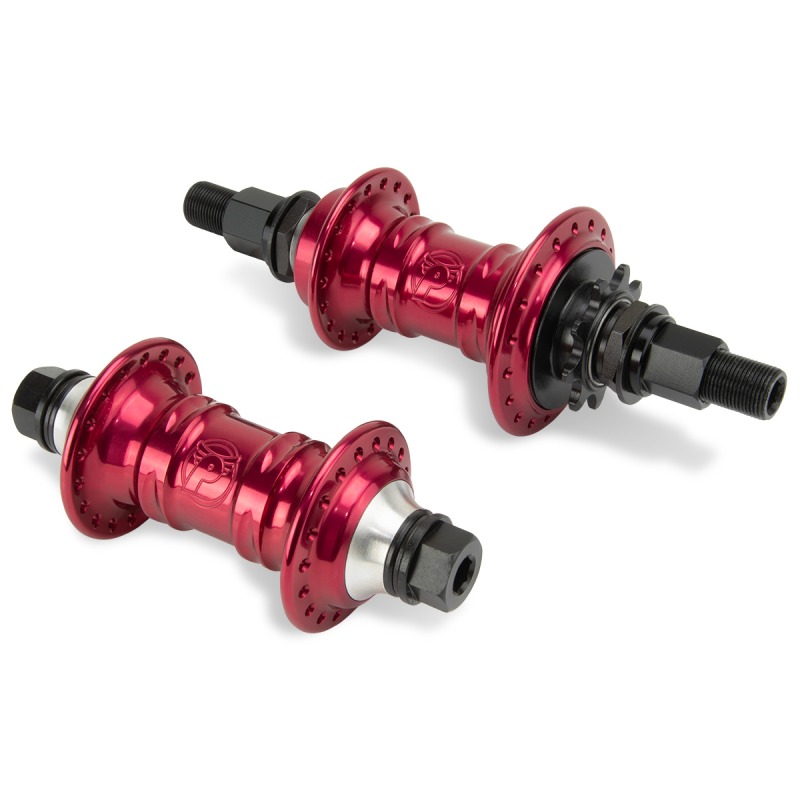 MOYEUX PROFILE MINI SS 14MM HEX 9 DENTS ROUGE