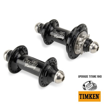 PROFILE ELITE UPGRADE TITANE BUTTON HEAD 9T HUBSET TIMKEN BLACK